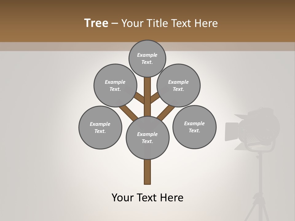 Award Movie Industry Illustration PowerPoint Template