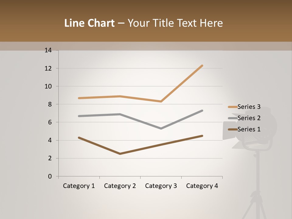 Award Movie Industry Illustration PowerPoint Template
