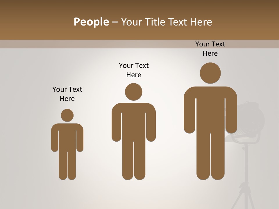 Award Movie Industry Illustration PowerPoint Template