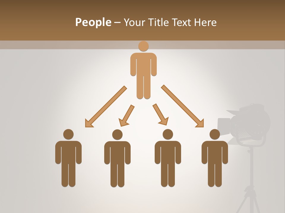 Award Movie Industry Illustration PowerPoint Template