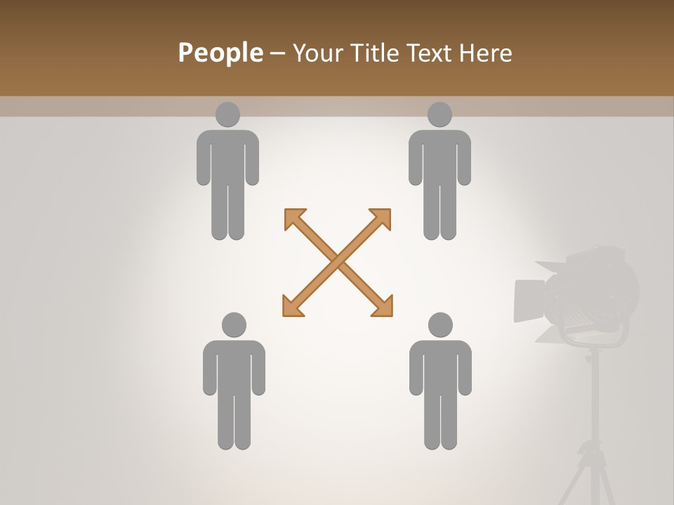 Award Movie Industry Illustration PowerPoint Template