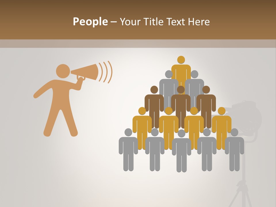 Award Movie Industry Illustration PowerPoint Template