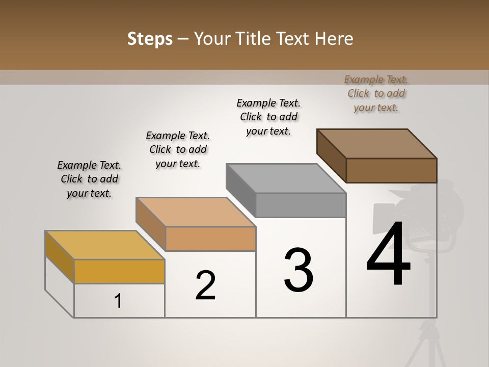 Award Movie Industry Illustration PowerPoint Template
