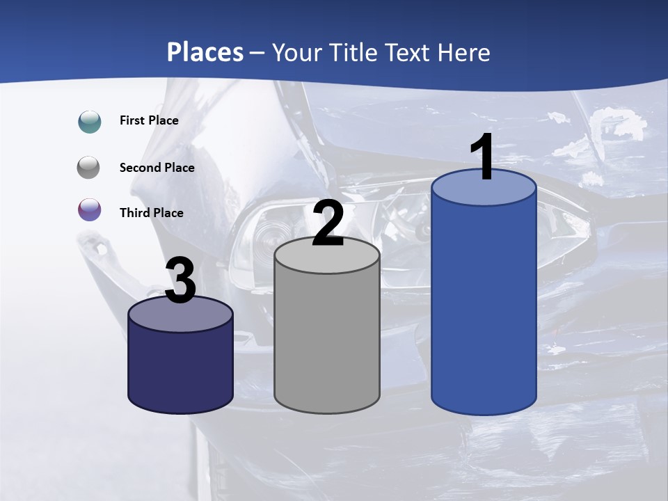 Traffic Street Tire PowerPoint Template