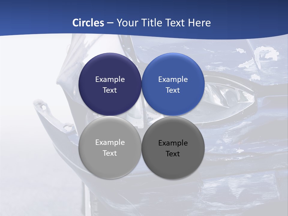 Traffic Street Tire PowerPoint Template