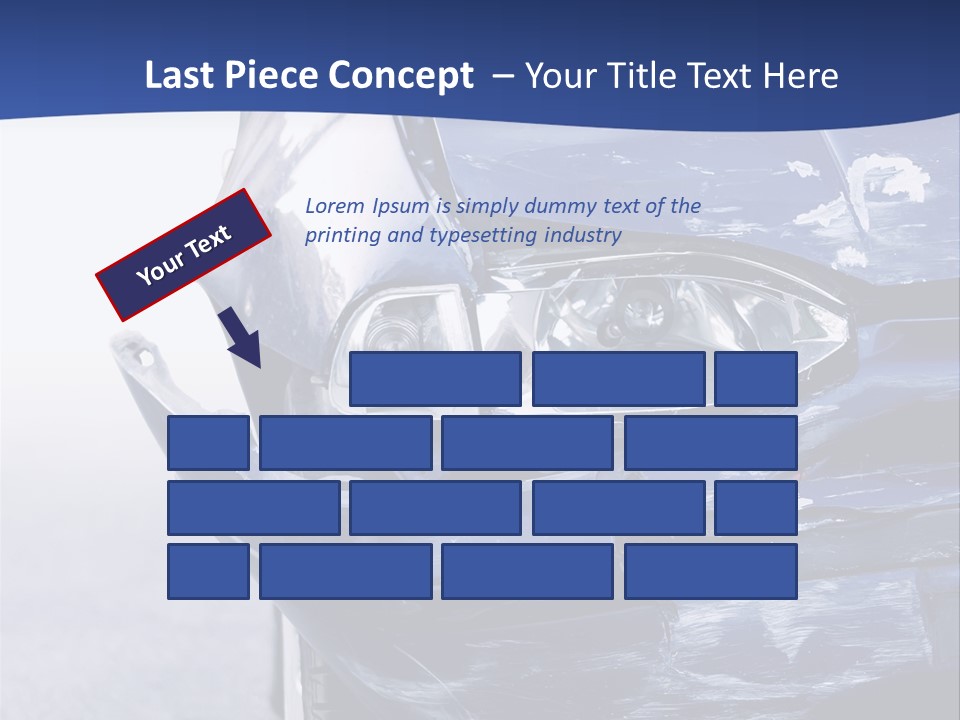 Traffic Street Tire PowerPoint Template