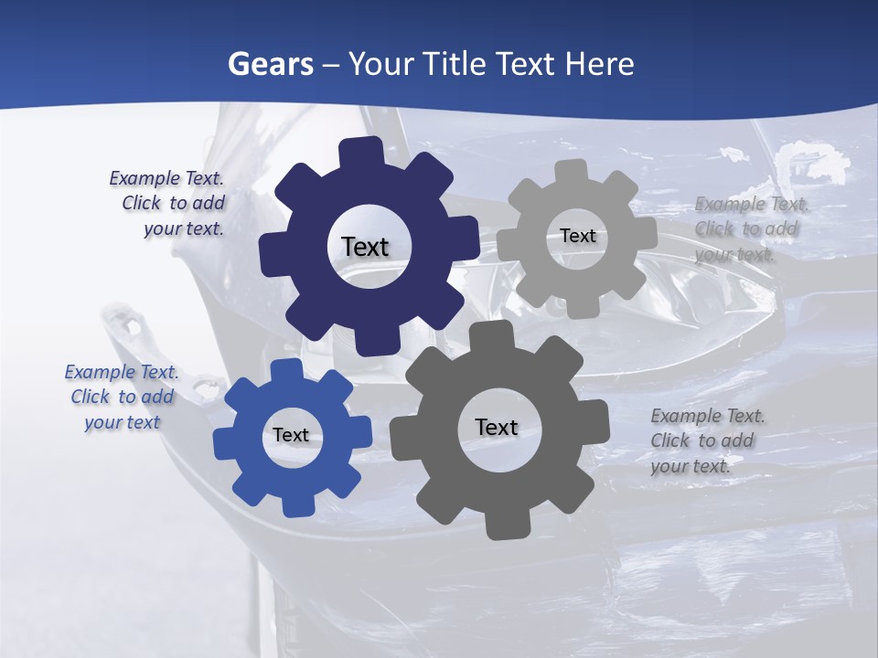 Traffic Street Tire PowerPoint Template