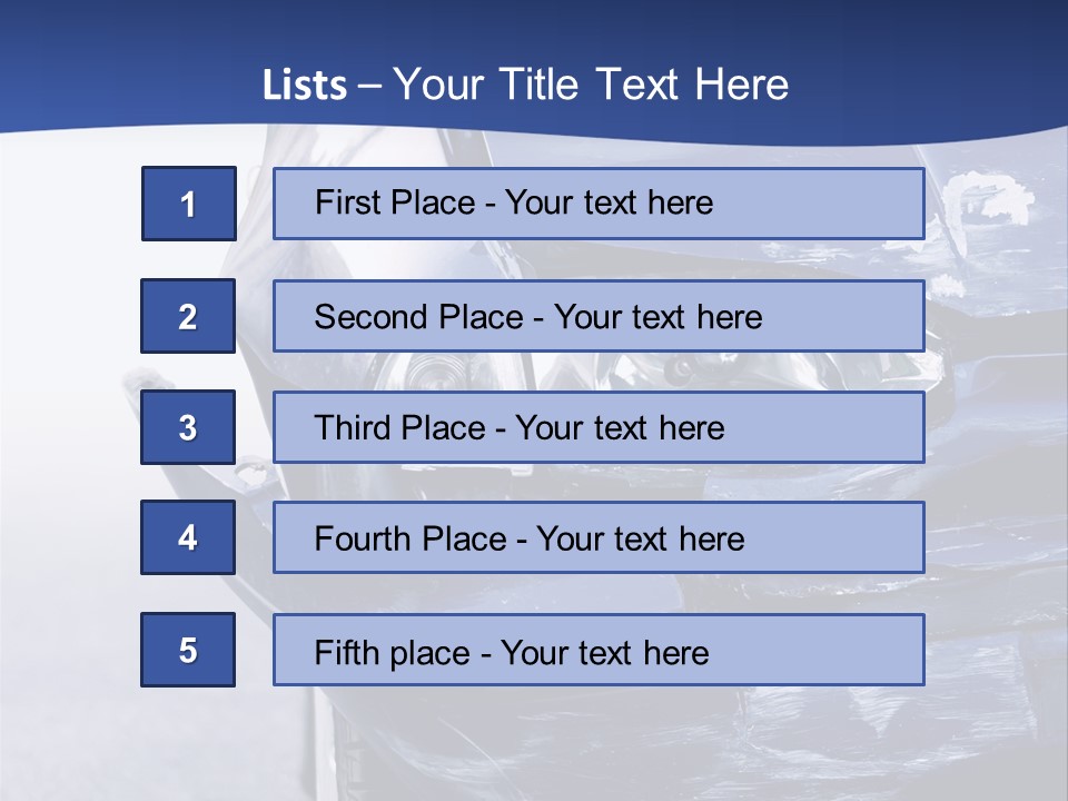 Traffic Street Tire PowerPoint Template