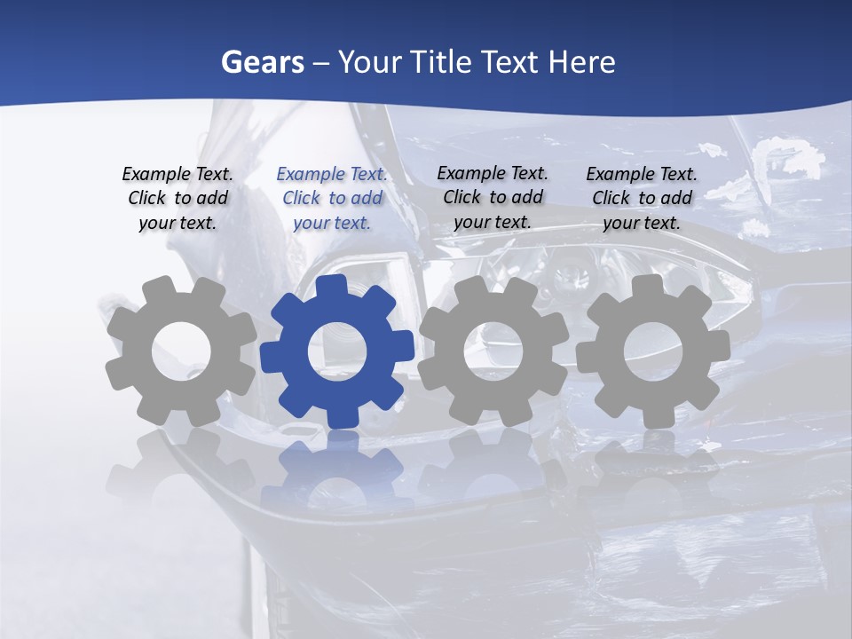 Traffic Street Tire PowerPoint Template