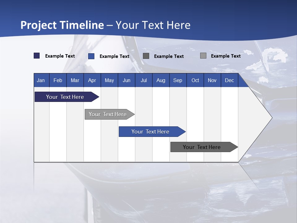 Traffic Street Tire PowerPoint Template