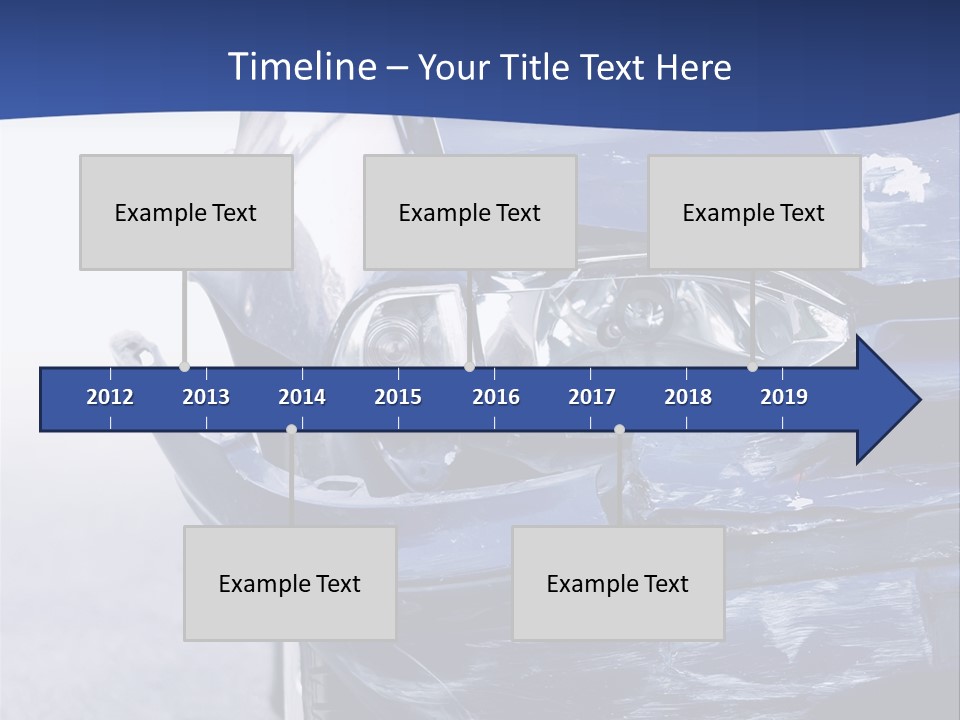 Traffic Street Tire PowerPoint Template
