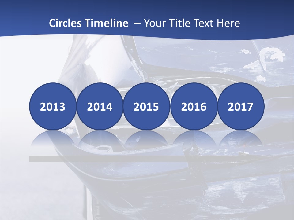 Traffic Street Tire PowerPoint Template