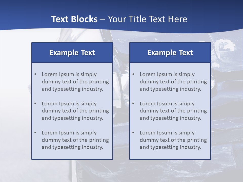 Traffic Street Tire PowerPoint Template