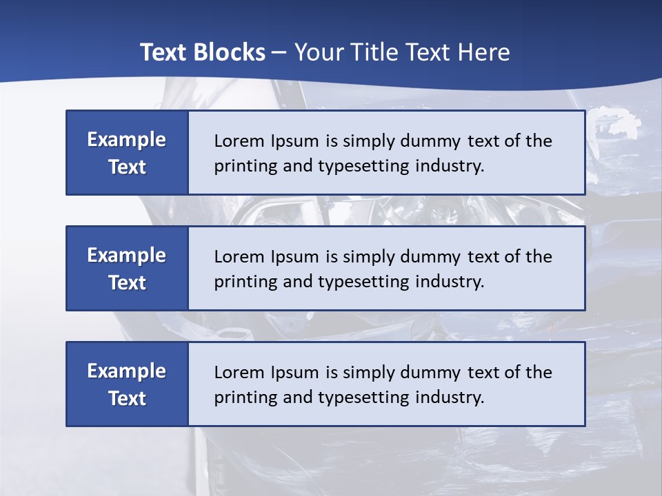 Traffic Street Tire PowerPoint Template