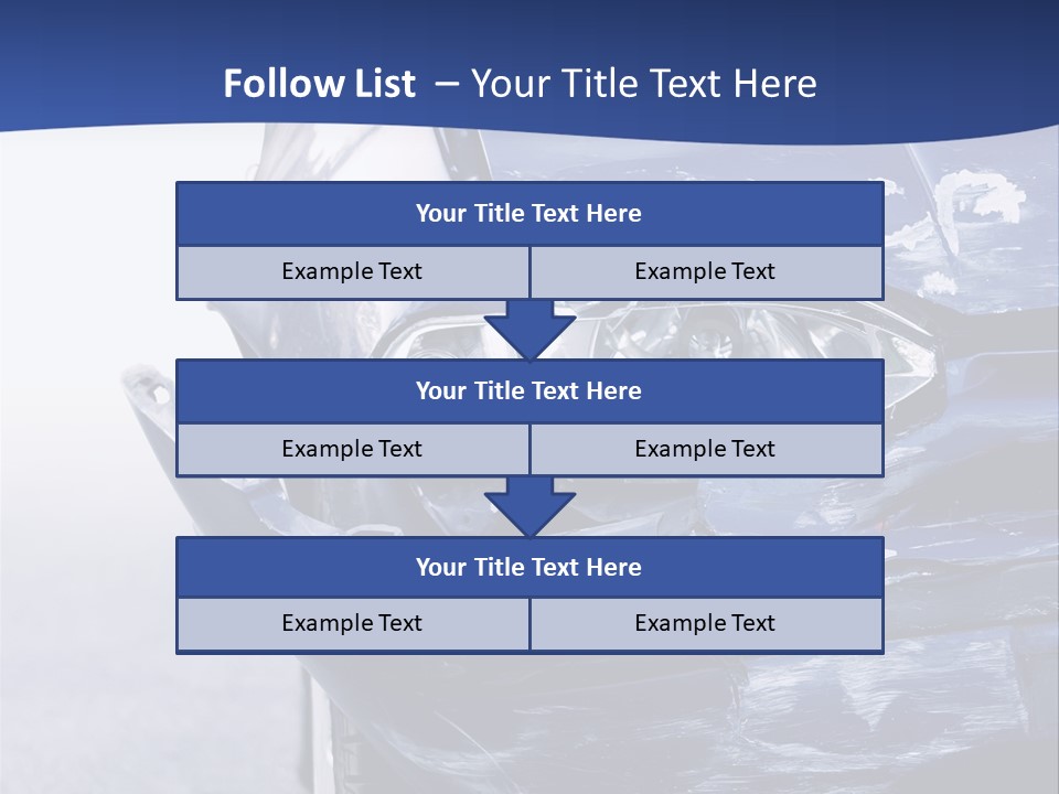 Traffic Street Tire PowerPoint Template