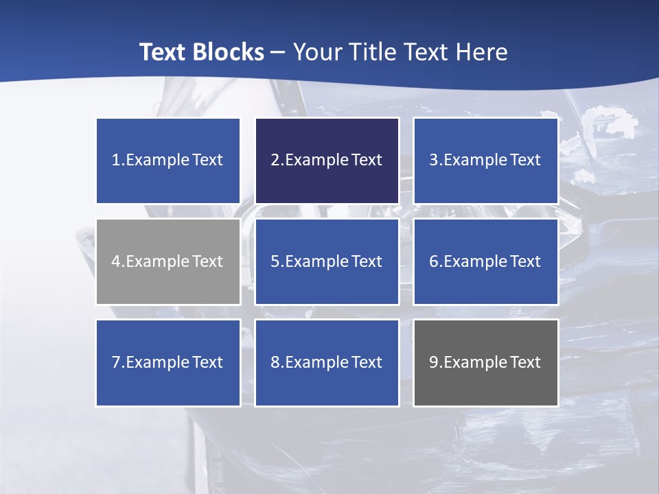 Traffic Street Tire PowerPoint Template