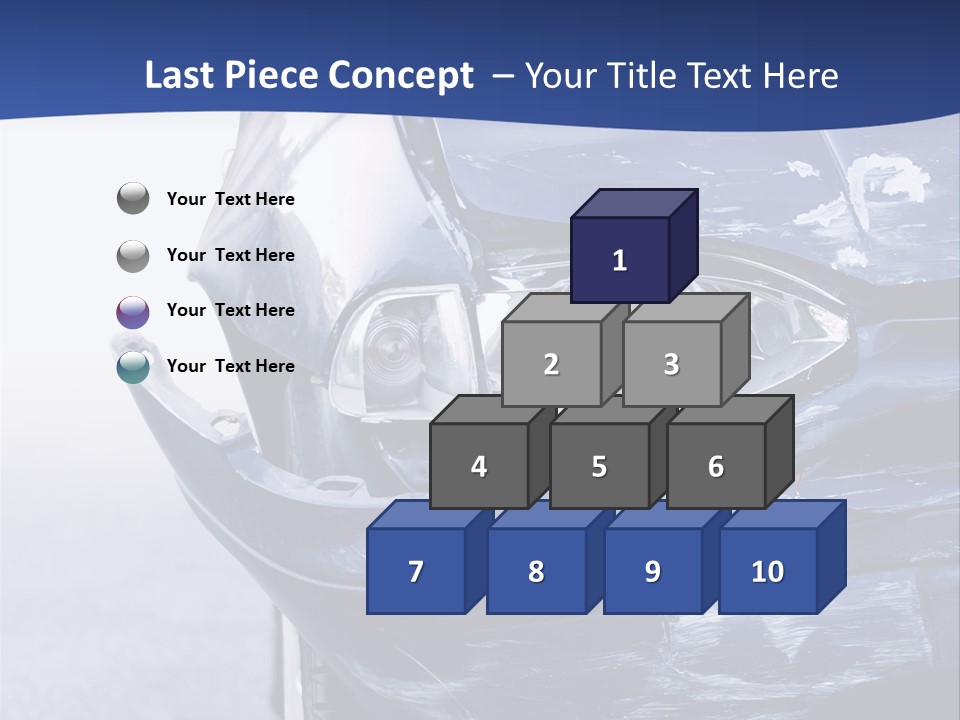 Traffic Street Tire PowerPoint Template