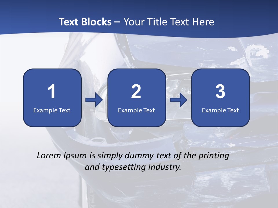 Traffic Street Tire PowerPoint Template