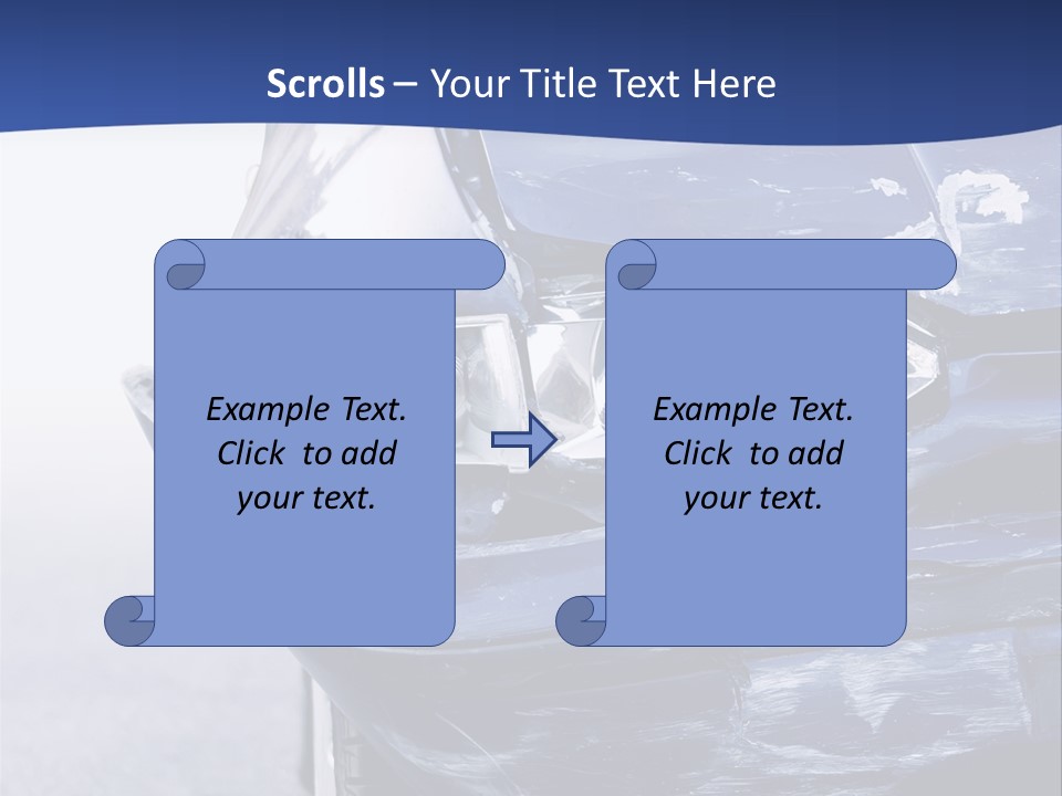 Traffic Street Tire PowerPoint Template