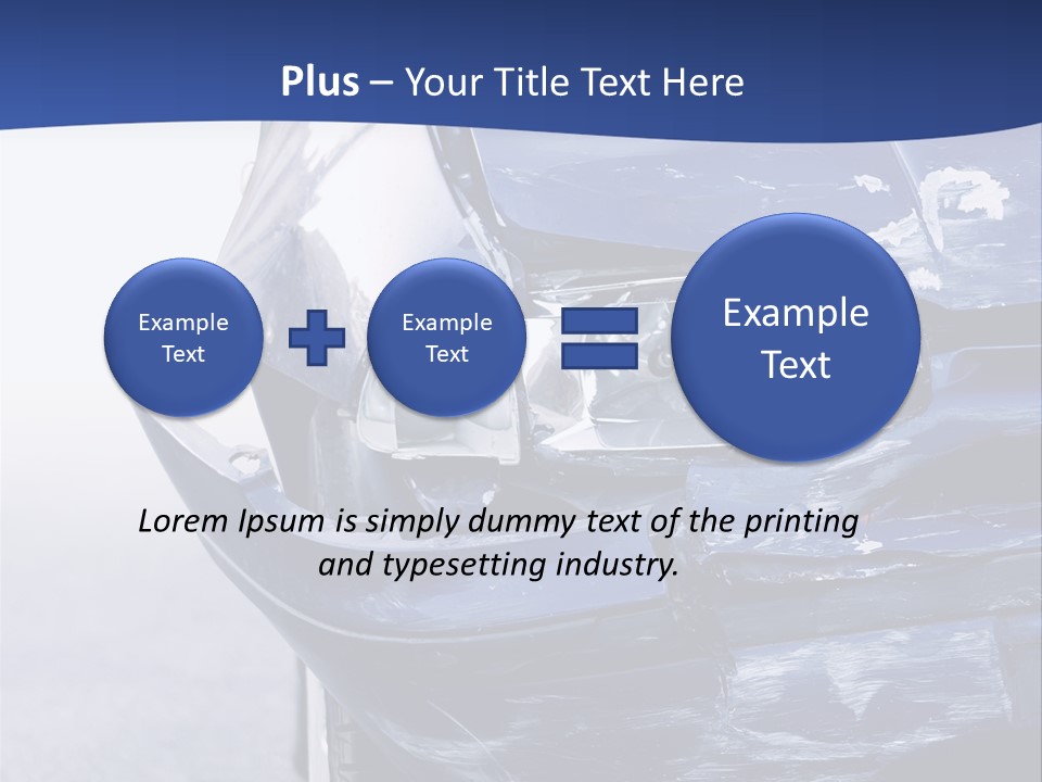 Traffic Street Tire PowerPoint Template