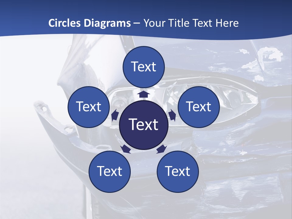 Traffic Street Tire PowerPoint Template