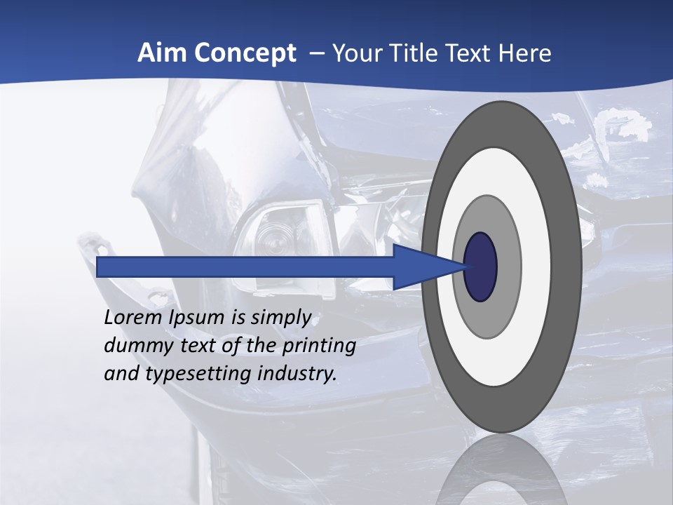 Traffic Street Tire PowerPoint Template