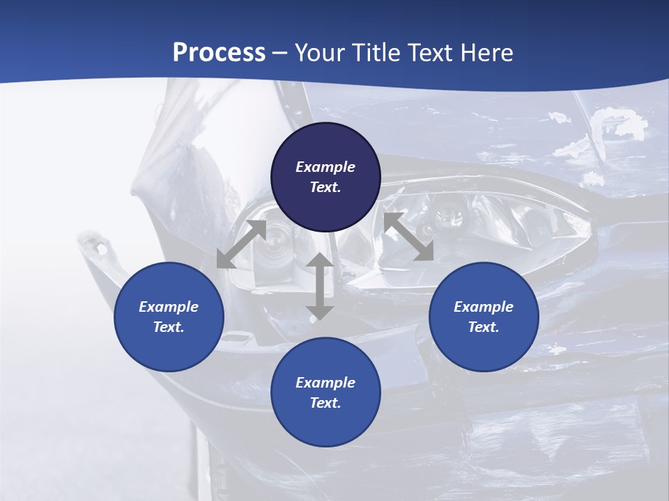 Traffic Street Tire PowerPoint Template