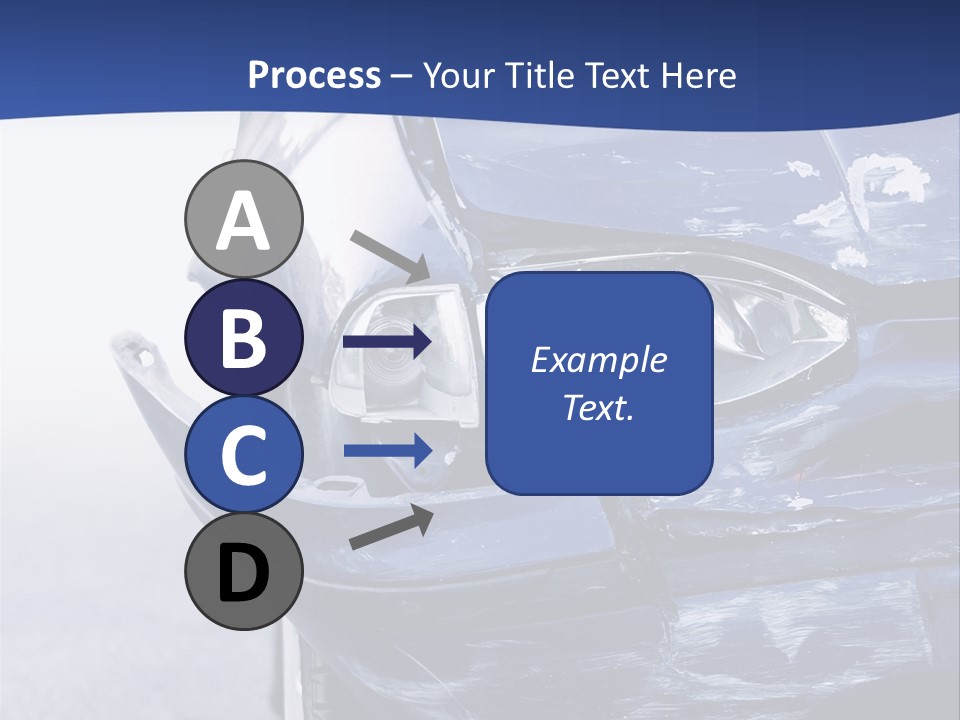 Traffic Street Tire PowerPoint Template