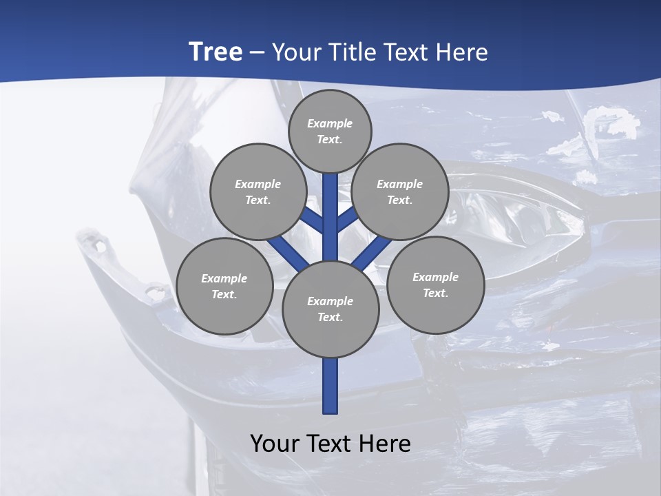 Traffic Street Tire PowerPoint Template