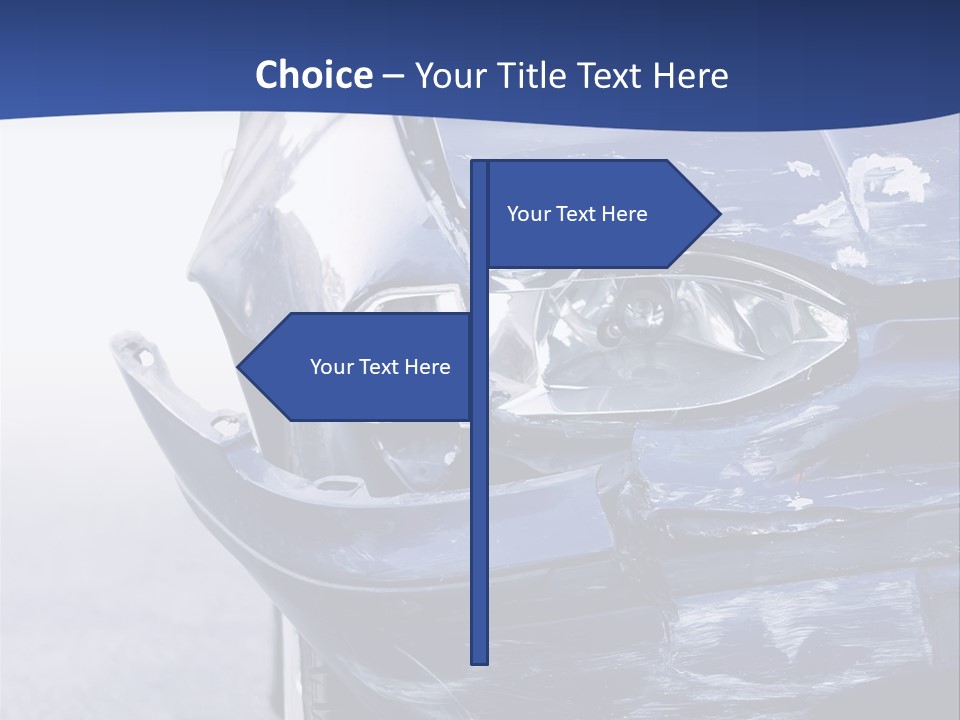 Traffic Street Tire PowerPoint Template