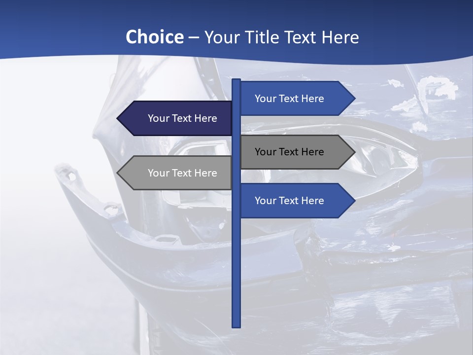 Traffic Street Tire PowerPoint Template