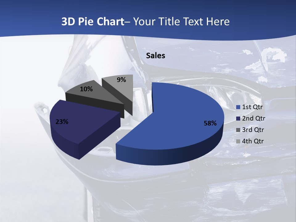 Traffic Street Tire PowerPoint Template
