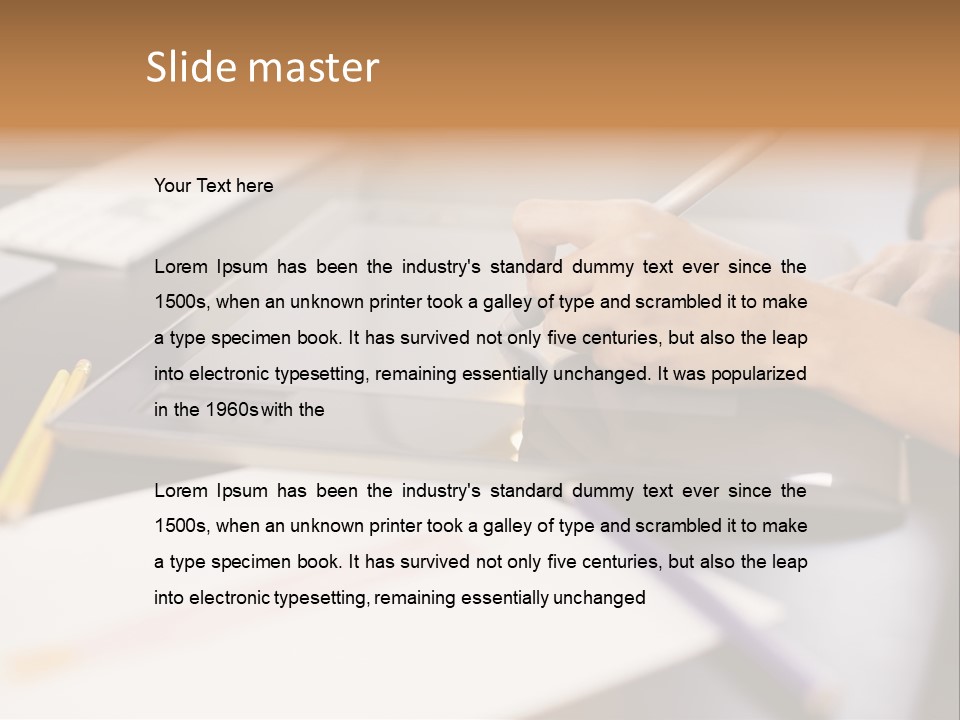 Industry Table Idea PowerPoint Template