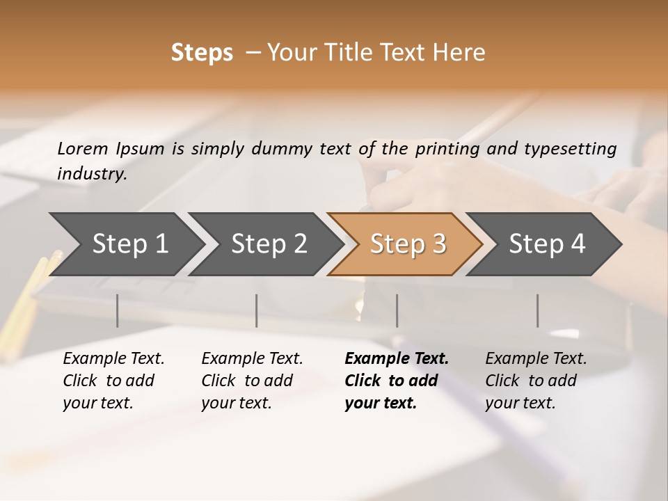 Industry Table Idea PowerPoint Template