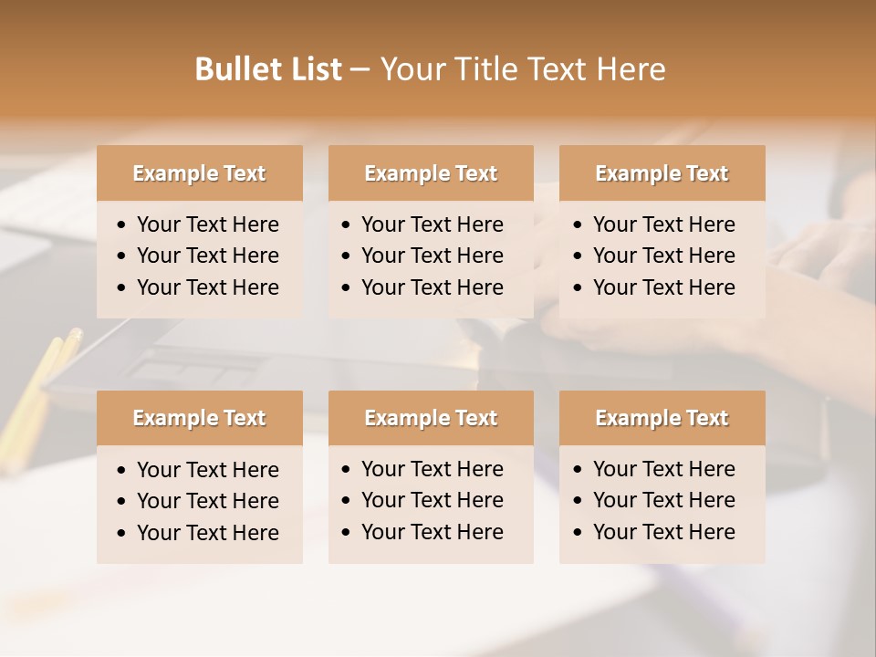 Industry Table Idea PowerPoint Template