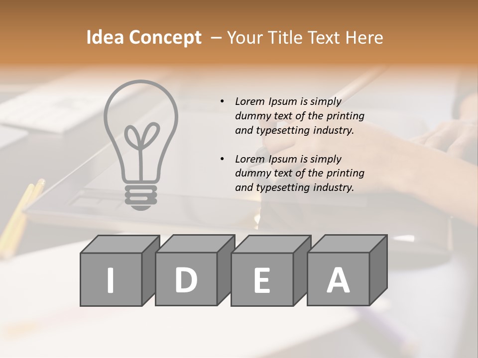 Industry Table Idea PowerPoint Template