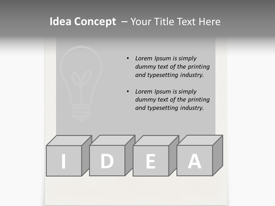 Print Design Nobody PowerPoint Template
