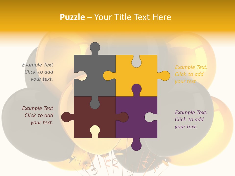 Multicolor Marketing Gift PowerPoint Template