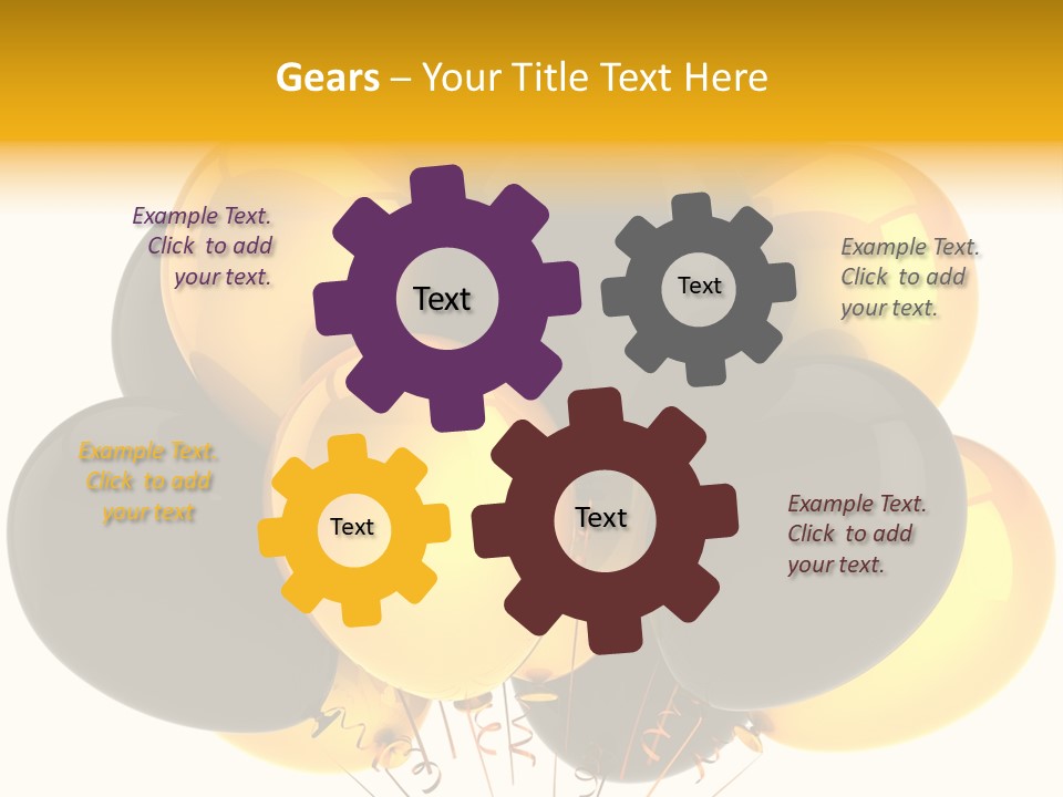 Multicolor Marketing Gift PowerPoint Template