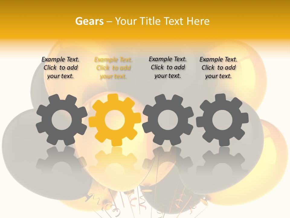 Multicolor Marketing Gift PowerPoint Template