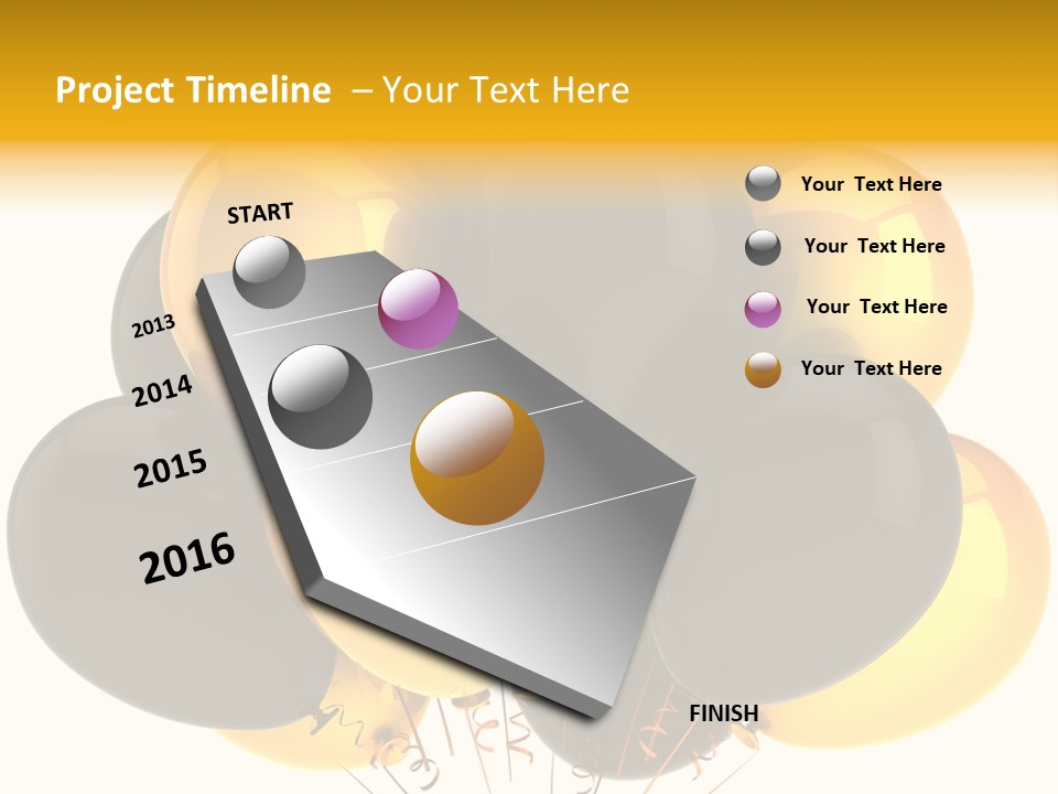Multicolor Marketing Gift PowerPoint Template
