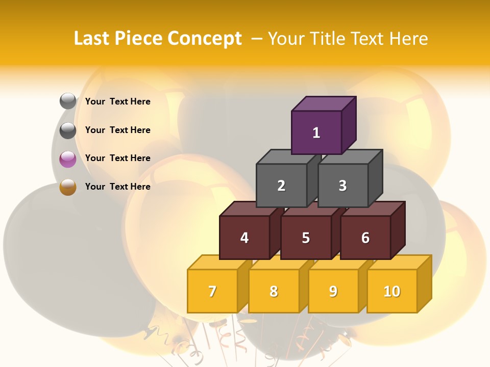 Multicolor Marketing Gift PowerPoint Template