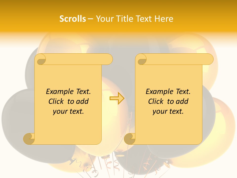 Multicolor Marketing Gift PowerPoint Template