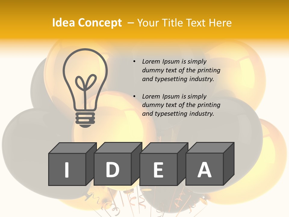 Multicolor Marketing Gift PowerPoint Template