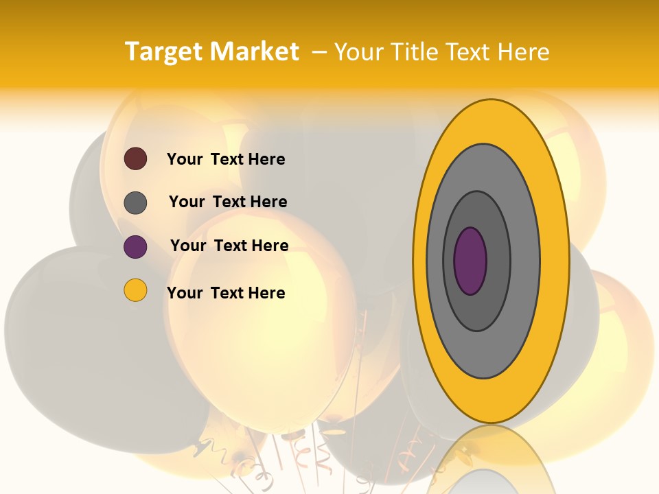 Multicolor Marketing Gift PowerPoint Template