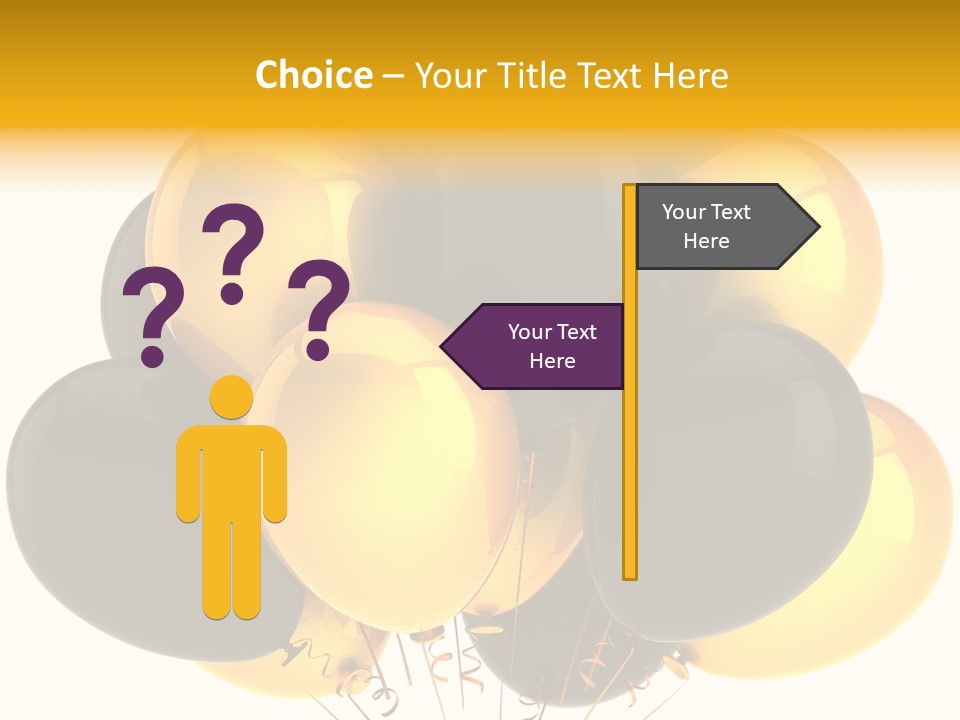 Multicolor Marketing Gift PowerPoint Template