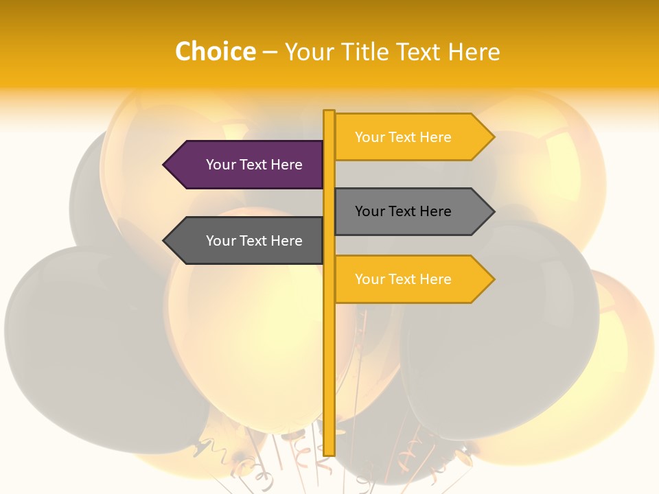 Multicolor Marketing Gift PowerPoint Template