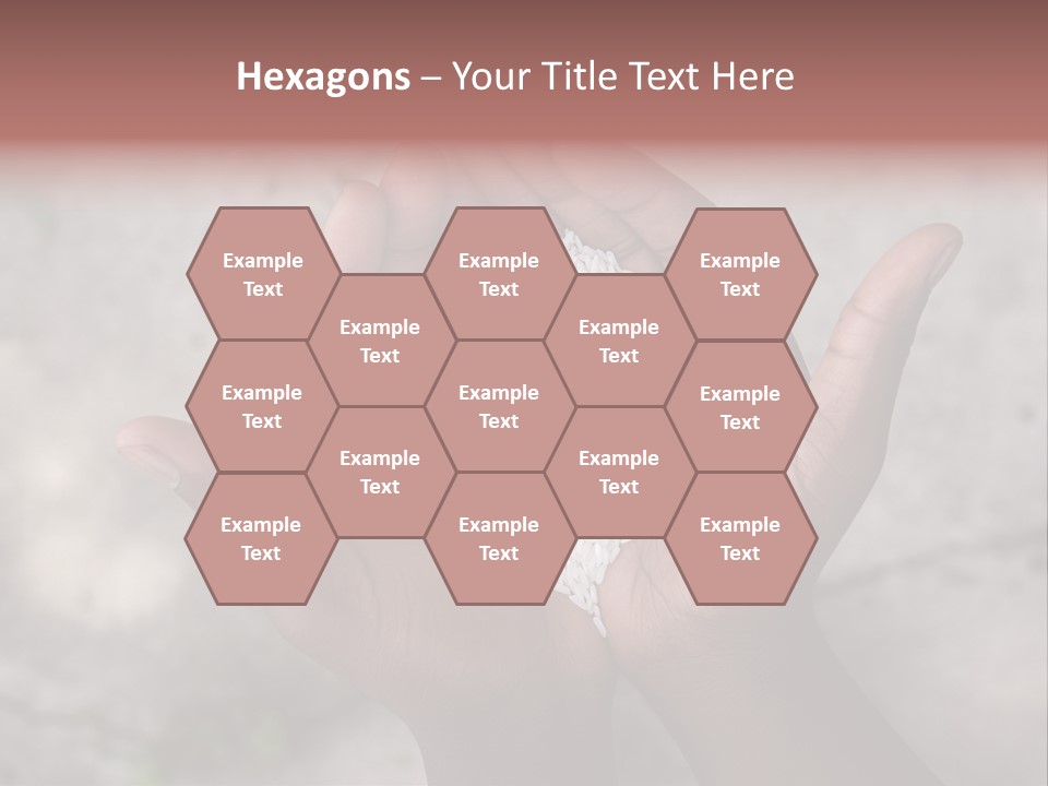 Cupped Charity Problem PowerPoint Template