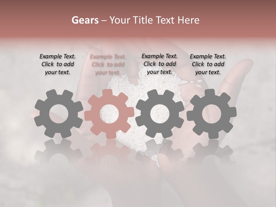 Cupped Charity Problem PowerPoint Template