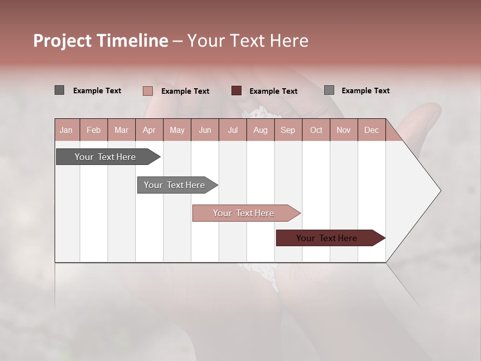 Cupped Charity Problem PowerPoint Template